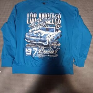 SHEIN Teal Sweatshirt